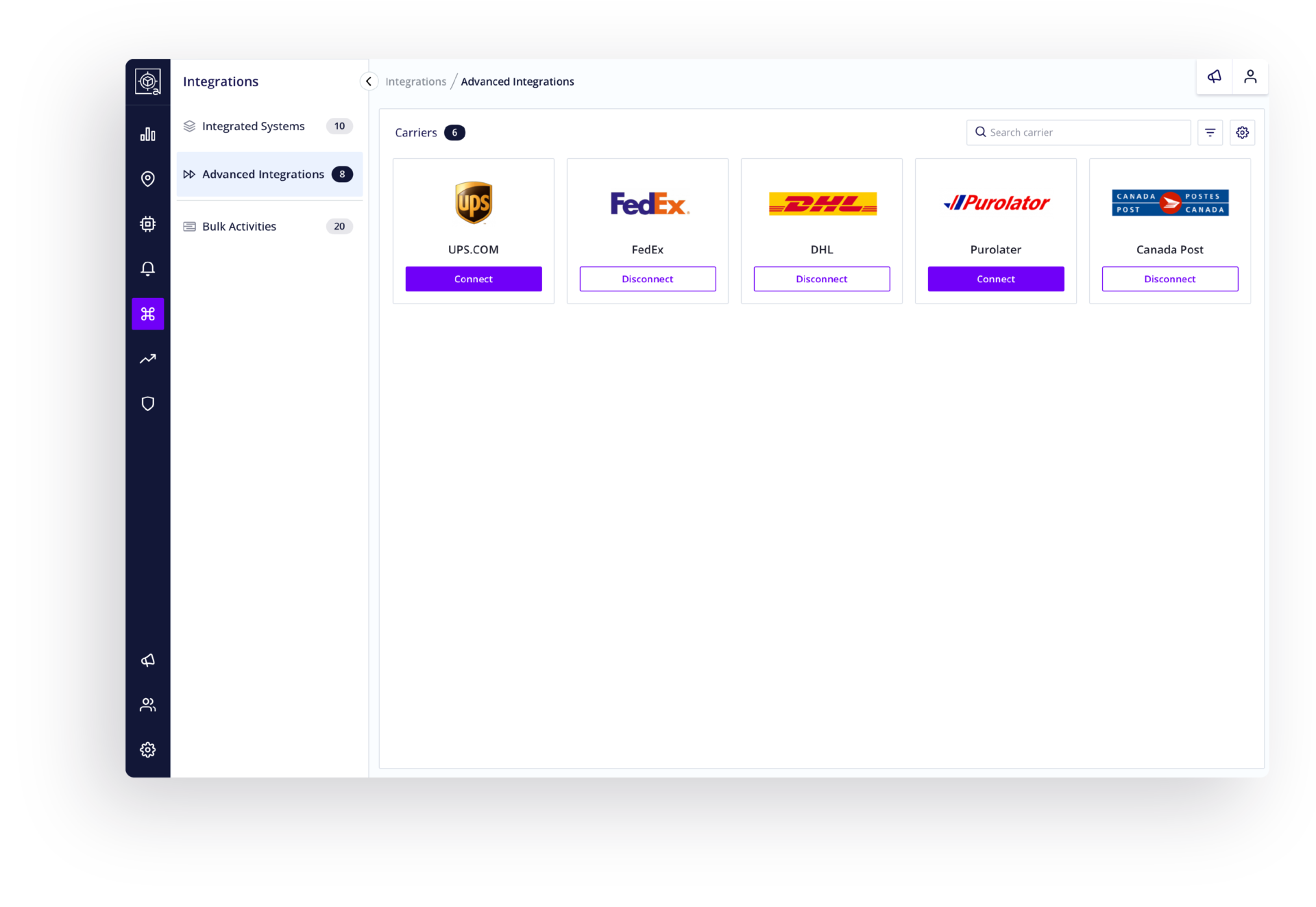 Centralized & Uniform Parcel Tracking System - Parcel Tracking